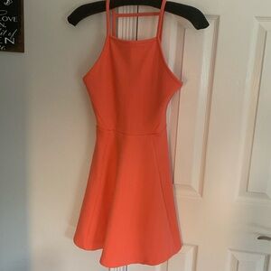 Cute coral summer dress